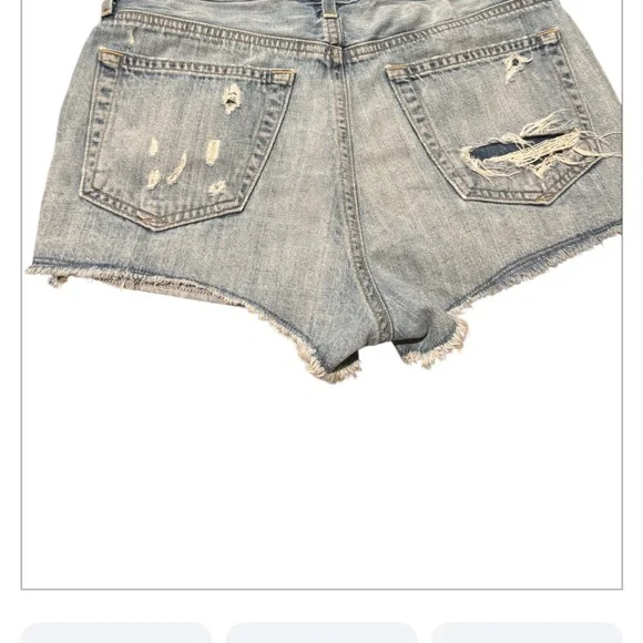 Agolde Parker Vintage Cutoff  Denim Shorts Preloved - Picture 2 of 3